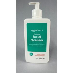 Amazon Basics Foaming Facial Cleanser Normal to Oily Skin Fragrance Free